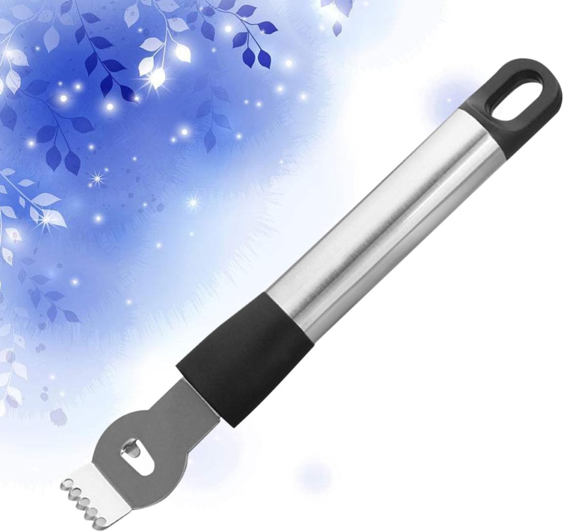 Zester Grater Peeler with Channel and Loop Stainless Steel