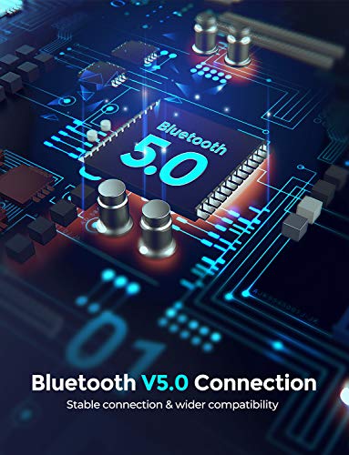 Mpow H19 IPO Active Noise Cancelling Headphones, Bluetooth 5.0 Wireless Headphones with CVC8.0 Microphone, Hi-Fi Stereo Deep Bass, Rapid Charge 35H Playtime for TV, Online Class, Home Office