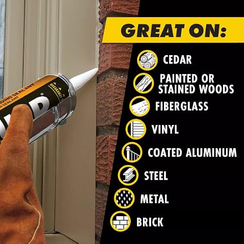 OSI Quad Window, Door and Siding Sealant Clear 000, 10 fl oz, Cartridge (12 Pack)
