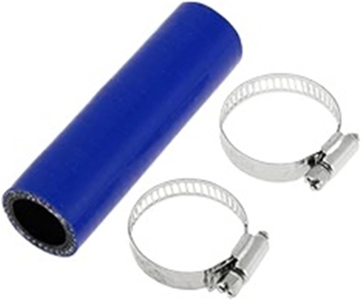 Car Silicone Hose with Clamps Coolant Hose Universal Blue 1 Set 51/54/57/60/63/65/68/70/76mm ID 100mm Length 0 Degree(30mm ID)