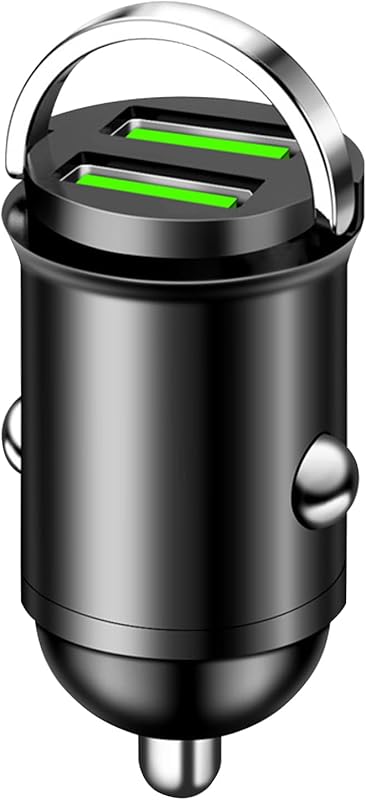 Chargeur Allume Cigare USB, Dual 22.5W Port Mini Chargeur de Voiture USB Rapide, Prise Allume Cigare, pour 15/14/13/XR/Max/X/8, Galaxy, Phone,Tablette