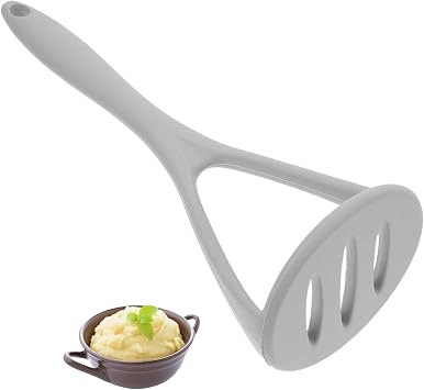 PRETYZOOM Potato Ricer Kitchen Gadget for Mashed Potatoes Fruit Masher for Pumpkin Carrots and Vegetables Food Grade Material Lightweight Comfort Grip 10.43 X 3.54 X 3.54 in