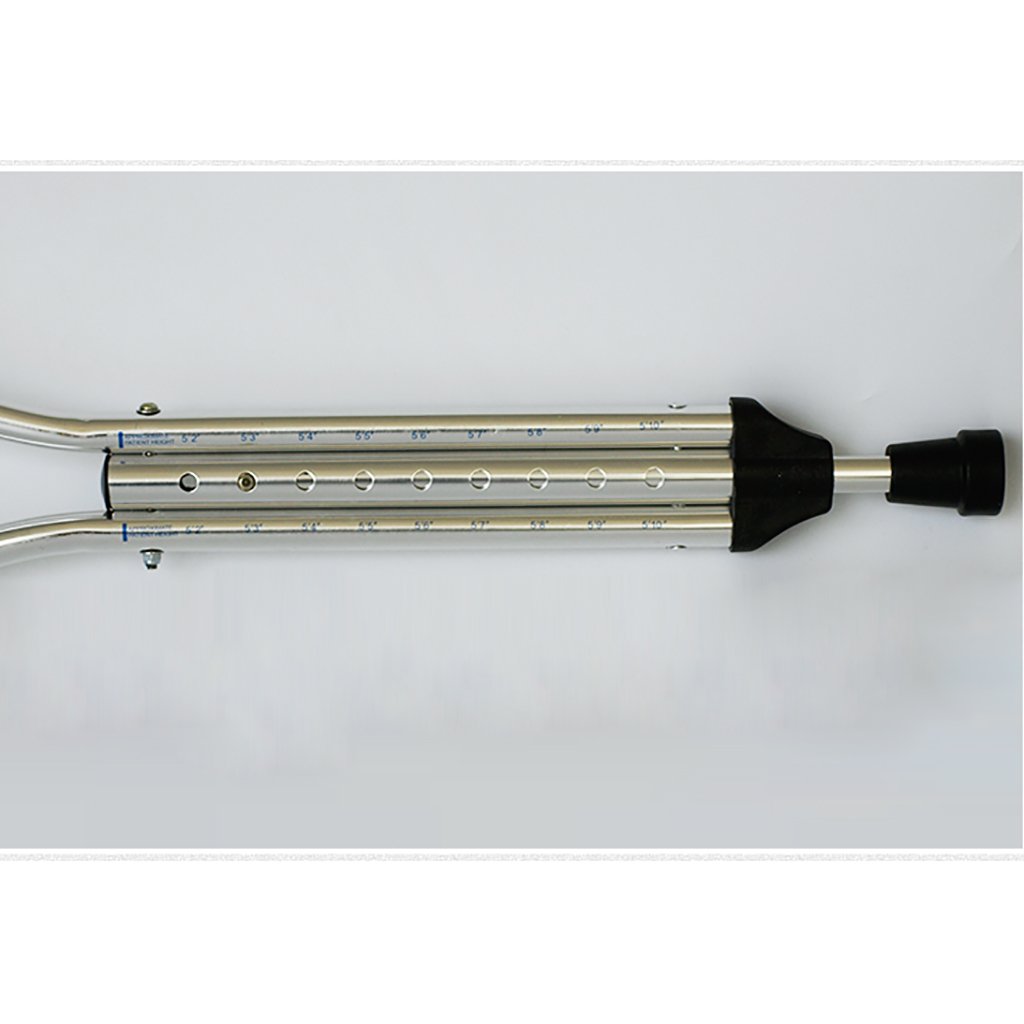 Kule dla dorosłych Osoby niepełnosprawne pod pachami Kule/laski Dla osób niepełnosprawnych Swobodnie wysuwany aluminiowy chodzik Regulowany zakres 105-155 cm Doskonały w podróży lub pracy