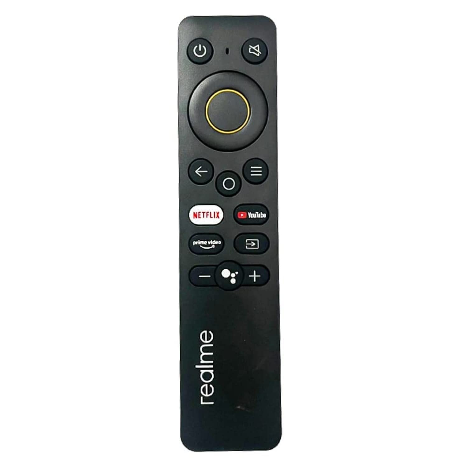 Hybite Remote Control Compatible for Realme Smart Led Tv with Netflix,Prime Video&YouTube Hot Keys (Without Voice Mic Function) Black Hybite Remote Control Compatible for Realme Smart Led Tv with Netflix,Prime Video&YouTube Hot Keys (Without Voice Mic Function) Black
