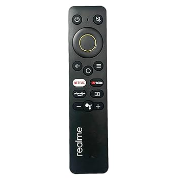 Hybite Remote Control Compatible for Realme Smart Led Tv with Netflix,Prime Video&YouTube Hot Keys (Without Voice Mic Function) Black