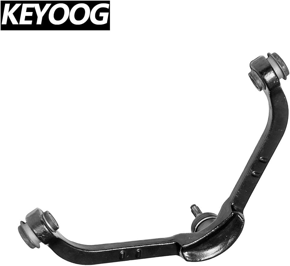 KEYOOG 2Pcs K3198 Front Upper Control Arm and Ball Joint Assembly Fit for 2002 2003 2004 2005 2006 2007 Je-ep Liberty Passenger & Driver Side Professional Suspension