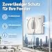 BOJUK Fensterputzroboter mit 4 Sprühdüsen, 5000Pa Fensterroboter