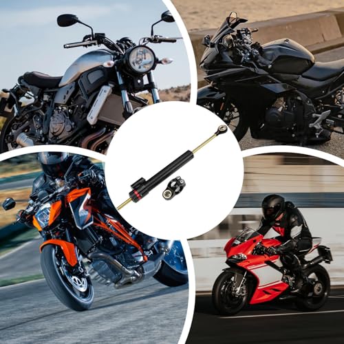 Tie à amortisseur en aluminium pour éliminer le guidonnage et stabiliser la moto - 4