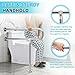 Handicap Grab Bars Rails 30-Inch Toilet Handrails Bathroom Safety Bar Hand Support Rail Handicapped Handrail Accessories for Seniors Elderly Disabled Bariatric Railing Wall to Floor Mounted Bath Grips