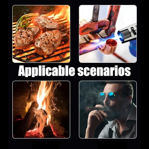 Encendedor Fire Blaze eléctrico recargable ajustable miniatura 5
