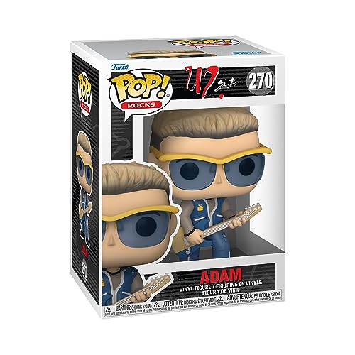 Funko Pop! Rocks: U2 - ZooTV - Adam Clayton - Figura de Vinilo Coleccionable - Idea de Regalo- Mercancia Oficial - Juguetes para Niños y Adultos - Music Fans - Muñeco para Coleccionistas y Exposición