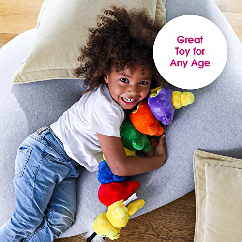 Edushape Dress-A-Pillar Plush Toy - Stuffed Animal Child Development Toy To Teach Essential Life Skills - Baby Plush Toy Fit For Babies, Kids, And Toddlers #TOP5