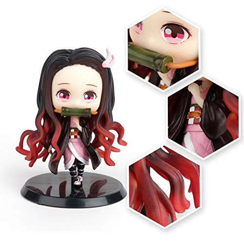 Demon Slayer Figures Gk Kamado Nezuko Figure Statues Figurine Collection Birthday Gifts Pvc 2.8 Inch Kimetsu No Yaiba #TOP4