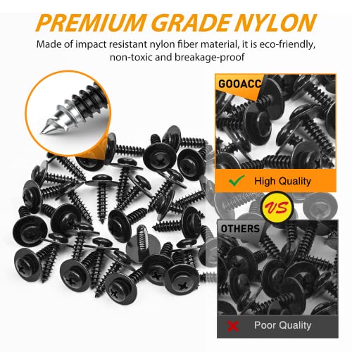 image for GOOACC 50pcs Splash Shield General Purpose Phillips Truss Head Sems Sc