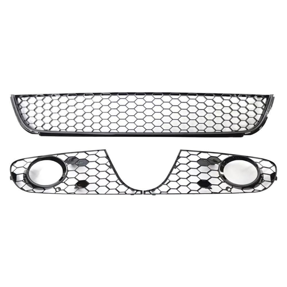 Rejillas de parachoques para MK6 que sustituyen piezas rotas con diseño de panal 7