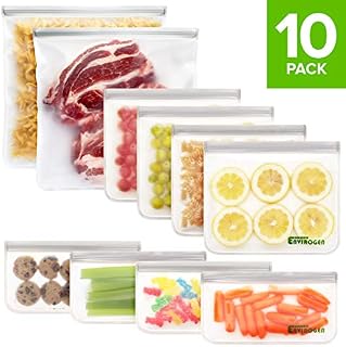 Envirogen 10 Pack FDA Grade Reusable Storage Bags