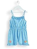 Bajo con volantes RED WAGON Mono Corto de Tirantes Niña, Azul (Blue White), 104