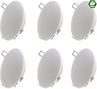 Vista 17 de Lámpara de techo empotrable LED de 12 voltios, luz de disco de 3 pulgadas, regulable 4 W 3500 K blanco cálido, luz interior de montaje empotrado