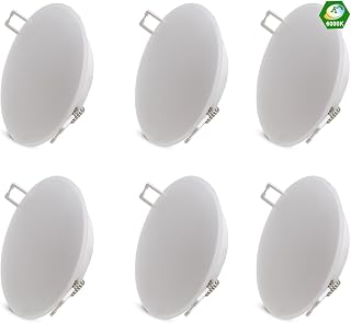 3Inch LED RV Interior Light Recessed Mount - 6 Packs, 12V RV Puck Light, 6000K Day Light, for RV Camper Trailer Motorhome Boat