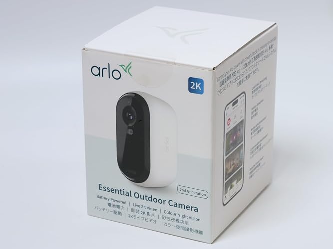 Amazon.co.jp: アーロ(Arlo) 第2世代Essential 防犯カメラ2K