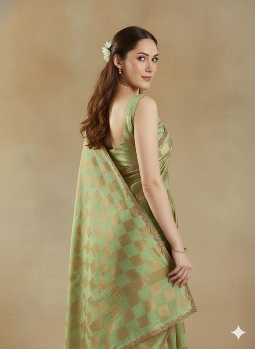 Women’s Stylish Saree with...