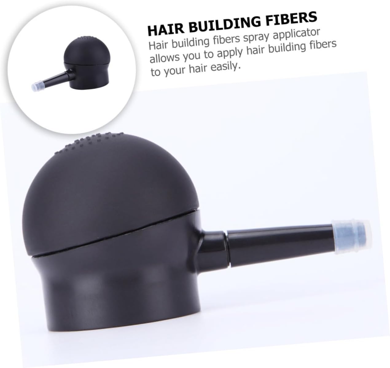 Hair Fiber Spray Applicator Pump Nozzle Eco-friendly Hair Building Sprayer Applicator for Home and Salon Use Easy to Operate