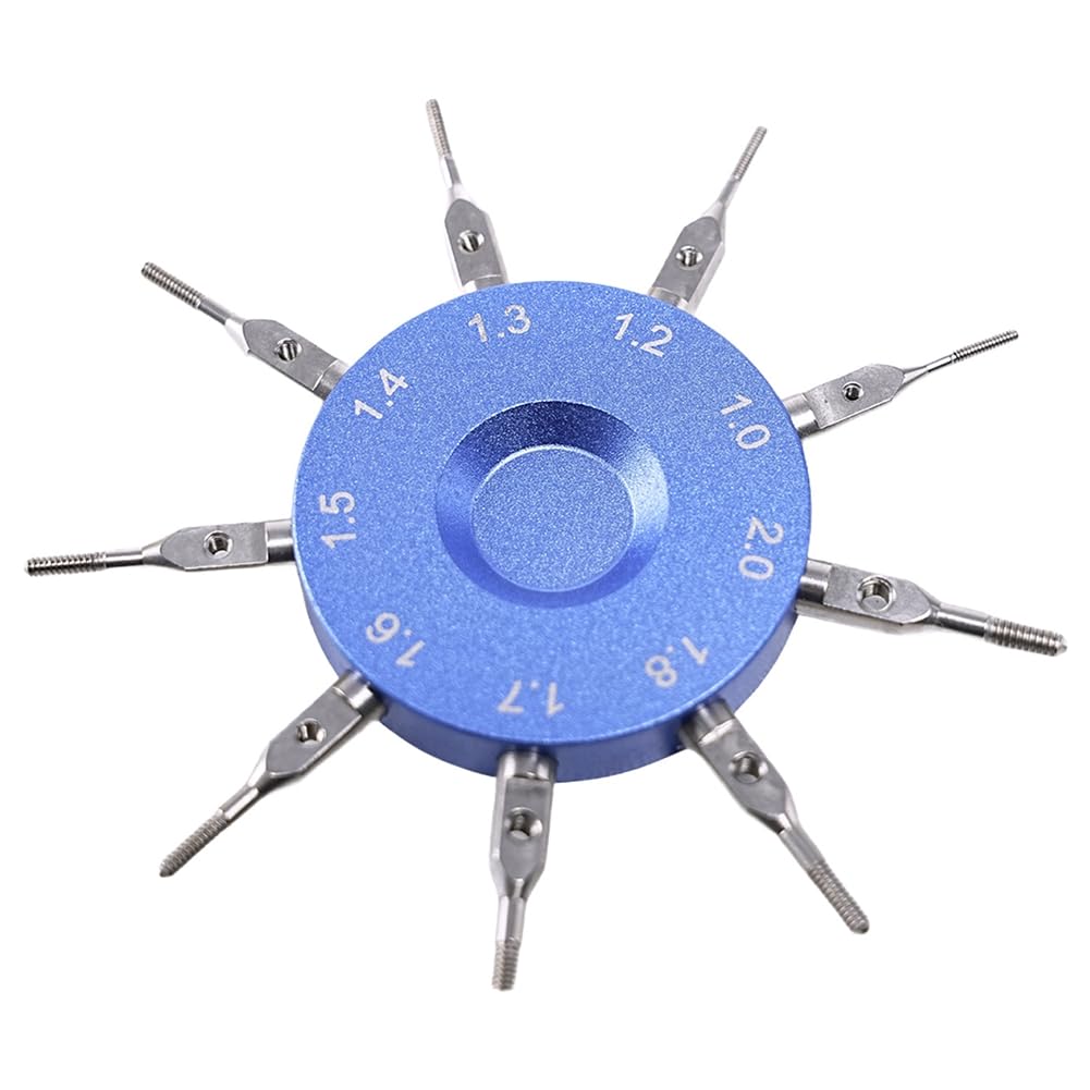 Aundhegrtt As Shown Multipurpose Hole Measurement Gauge(1Pc) For & Lens Hole Sizes- Verification Tool