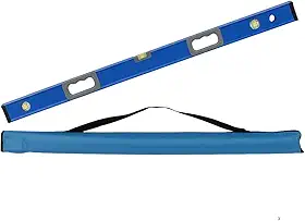 Nível de Alumínio Magnético Profissional 1000 mm (40") com 3 Bolhas e Régua Integrada – Precisão Vertical, Horizontal e 45°