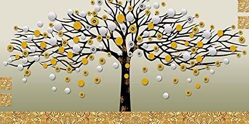 Diamant Peinture Kit 5D Arbre Mosaïque Strass Broderie Point de Croix 40x100