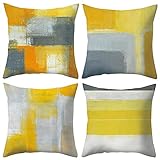 Diseño único: Las fundas de almohada de la sala de estar tienen patrones elegantes, modernos y simples, y los cojines en forma de almohada con un diseño de cremallera invisible no te rayarán, serán más decorativos y harán que tu habitación sea más vívida.