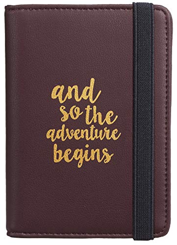 CASMONAL Passport Holder Cover Wallet RFID Blocking Leather Card Case Travel Document Organizer