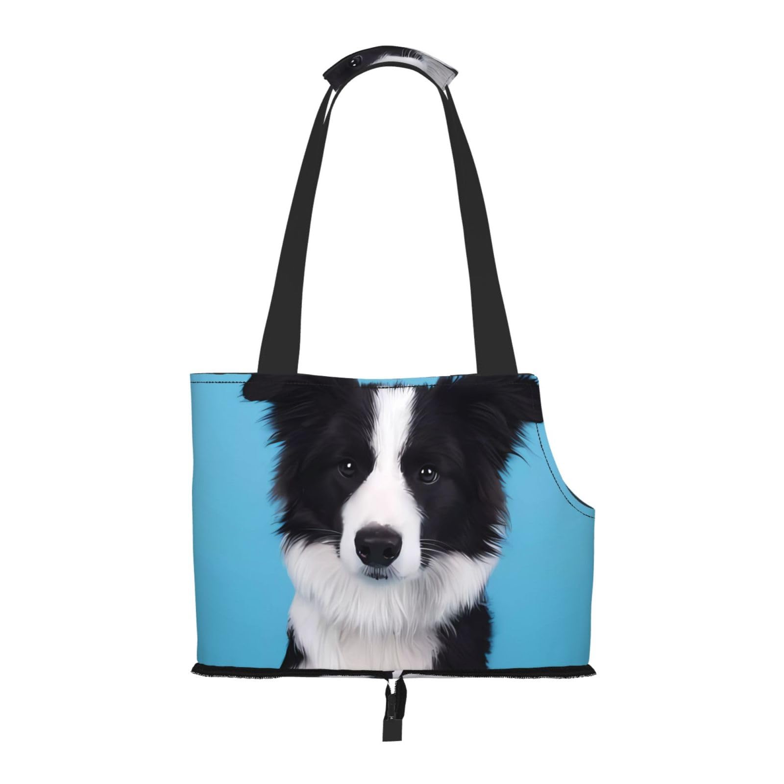 Sac de transport Border Collie pour soulager le dos du maître de chiot