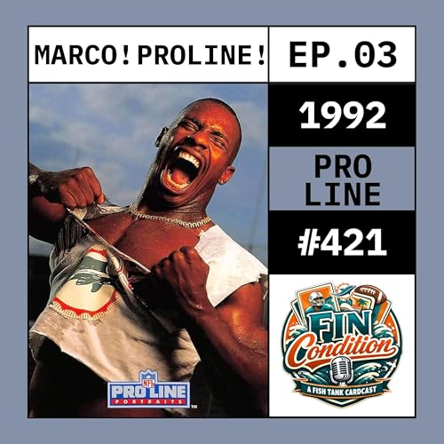 3. 1992 Pro Line Portraits Marco Coleman | A Football Card&hellip; or a Marvel Poster?