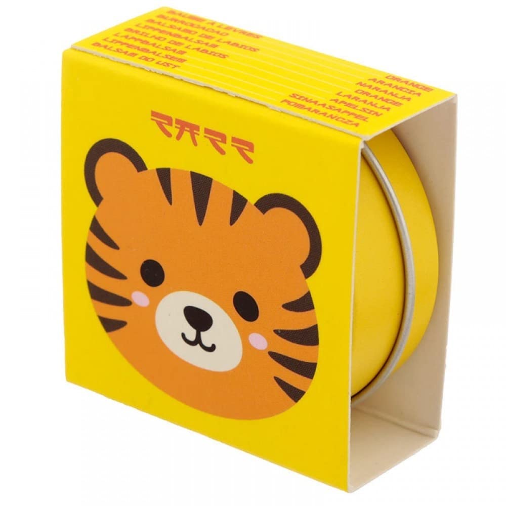 Puckator Adoramals Panda, Pig, Tiger and Bear Lip Balm in a Tin