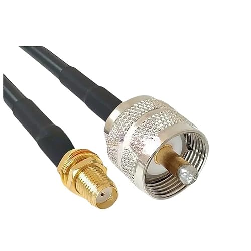 L*/M*R195 �P�[�u�� SO239 UHF �I�X - SMA �I�X���X�R�l�N�^ LSR195 50-3 50ohm ���� WI/*FI an*/�A���e�i�����p(UHFM-SMAF,5m)