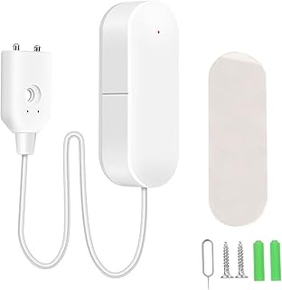 Water Leak Alarm, Water Level Wireless Sensor Wifi Overflow Detector, For Google Home, Alexa, Tuya/Smart Life App Notification