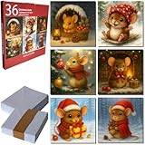6 design unici per mouse per feste: presenta 6 affascinanti illustrazioni di topi in temi festivi (ad esempio, canti natalizi, regali, giochi di neve), perfetti per aggiungere stravaganza a auguri di Natale, newsletter di famiglia o etichette regalo. Ogni disegno è stampato su cartoncino opaco di alta qualità.