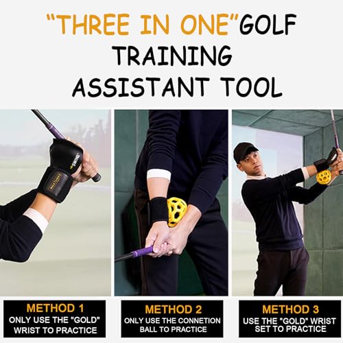 MELE LINKS Golf Trainer Ball, Golf Swing Trainer Ball, Golf Wrist Trainer, Golf Swing Posture Corrector, Smart Ball Golf Training Aid for Golfer Beginner Practice pro Swing - Thumbnail 6