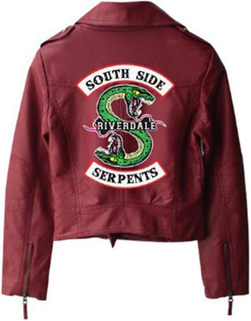 riverdale serpent jacket pink