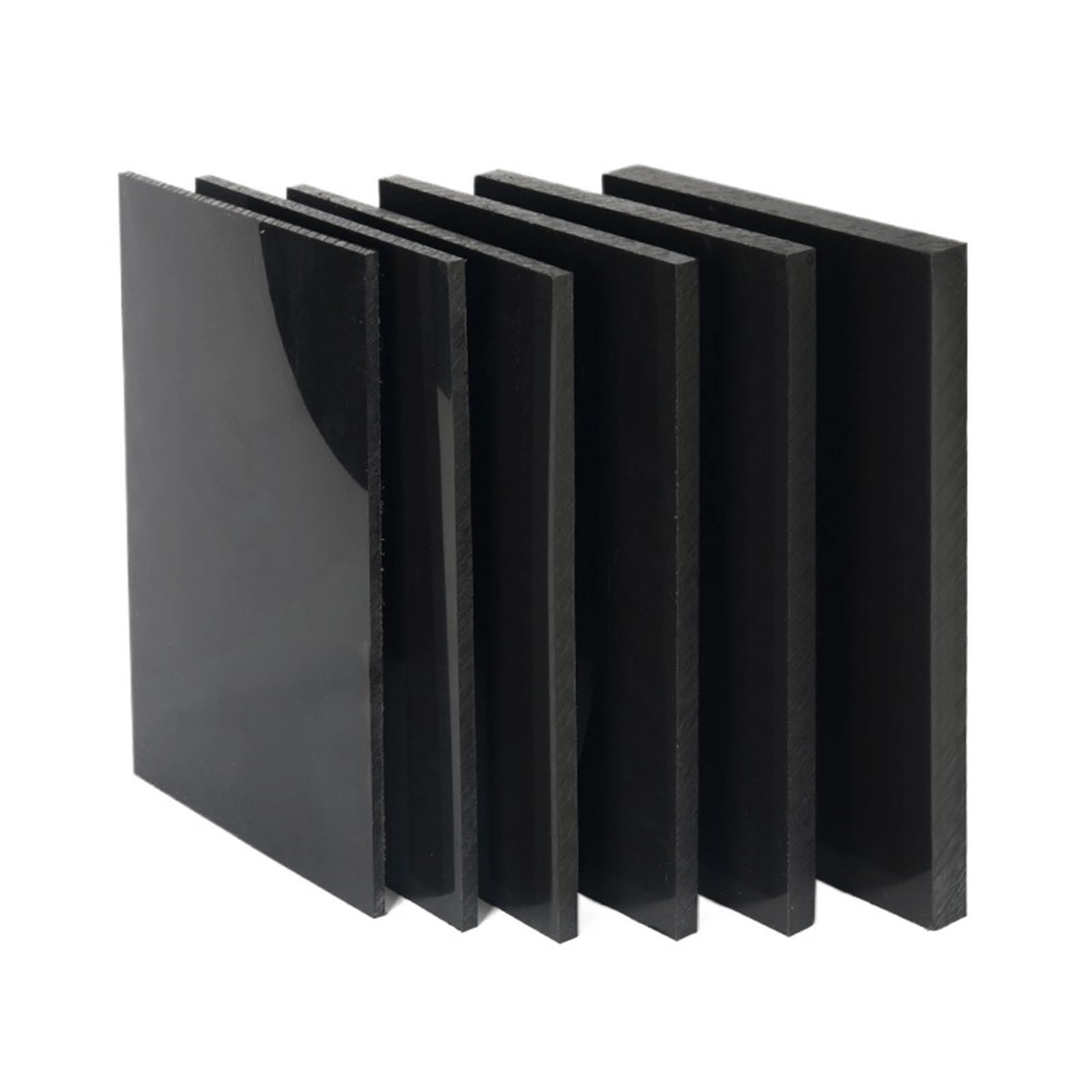 ABS-Kunststoffplatten 1 Stück schwarze ABS-Kunststoffplatte, 100 x 200 mm, 300, Modellblattmaterial for DIY-Modellteil-Zubehör, Dicke 1/1,5/2/3/4–30 Bastelarbeiten