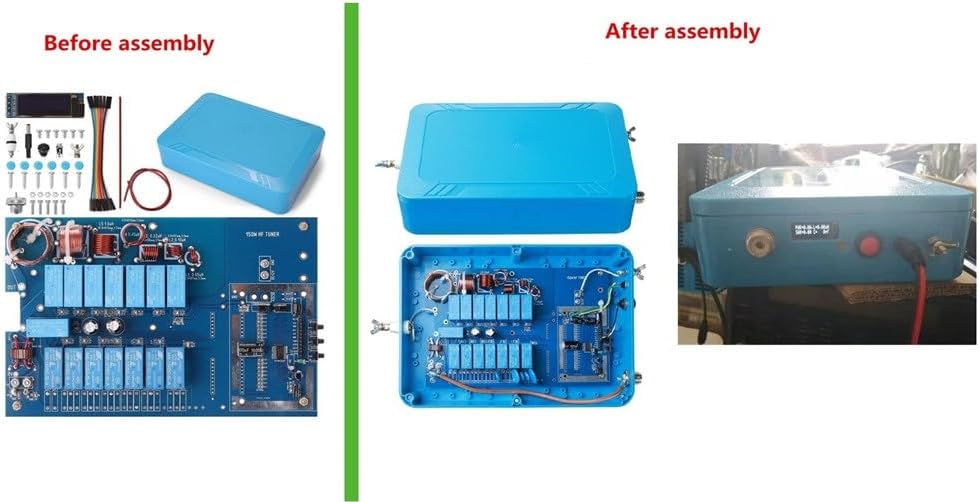 AT50 150W 1.9-54MHz HF Shortwave Automatic Antenna Tuner with Housing Assembled ATU100 ATU-100 Serious