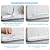 12 PCS Rug Tape, Reusable Washable Carpet Tape, Double Sided Non-Slip Rug Pads for Hardwood Floors, Rug Stoppers for Area Rugs, White