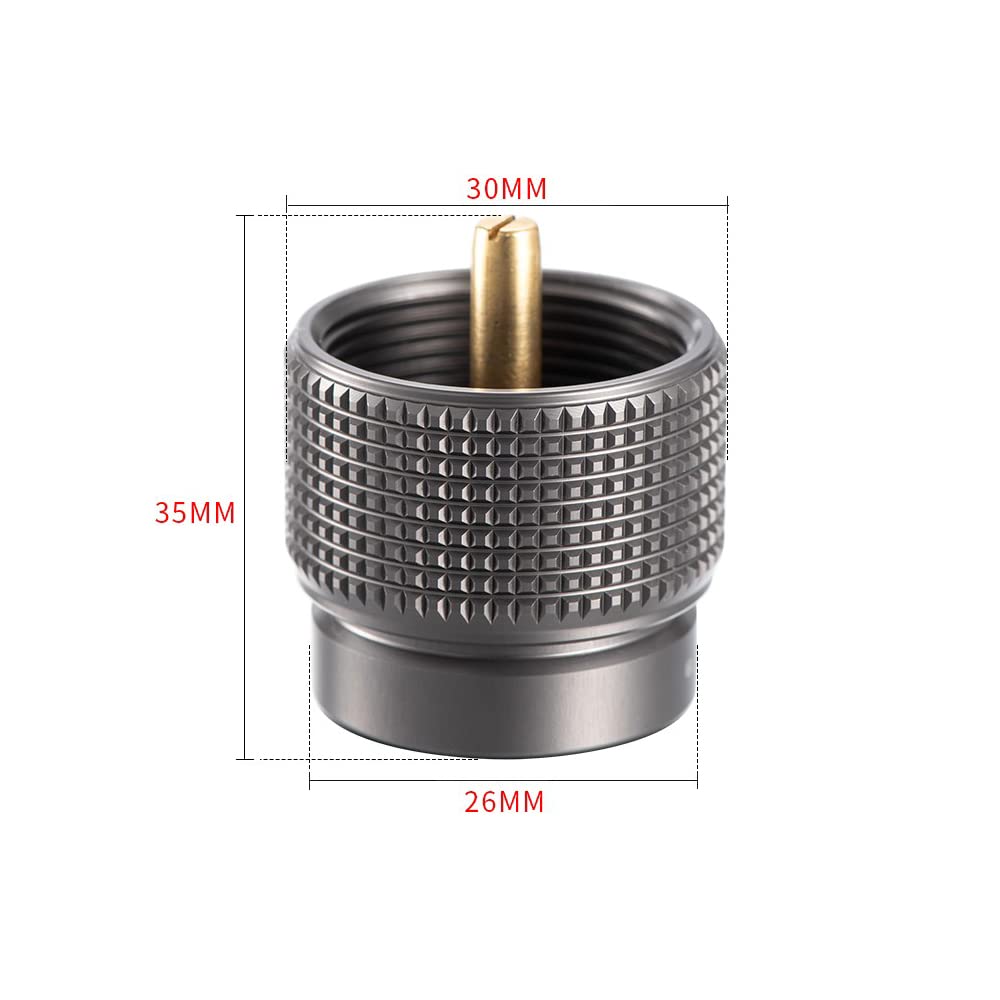 Campingmoon Z22 Propane to Butane Adapter, Portable Outdoor Gas Tank Adapter