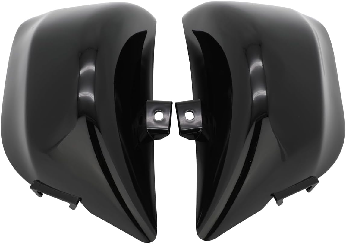 [Ship From USA] Motaux Battery Fairing Cover Side Panel for Yamaha Virago XV 400 535 XV400 XV535 1987-Up, Gloss Black