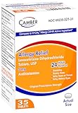 Camber Consumer Care Levocetirizine Dihydrochloride 5mg Antihistamine Tablets, Generic Xyzal Allergy 24 Hour, Allergy Relief Medicine (35 Count)