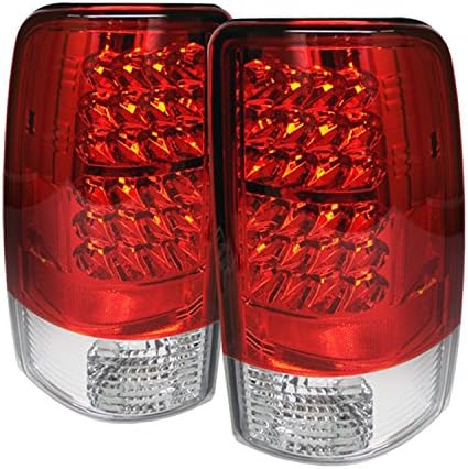 Spyder Auto 5001542 Chevy Suburban/Tahoe 1500/2500 00-06 / GMC Yukon/Yukon XL 00-06 / GMC Yukon Denali/Denali XL 01-06 (Lift Gate Style Only) LED Tail Lights - Red Clear