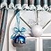 Valery Madelyn 4ct 150mm Winter Wishes Silver Blue Shatterproof Christmas Ball Ornaments Decoration for Christmas Tree