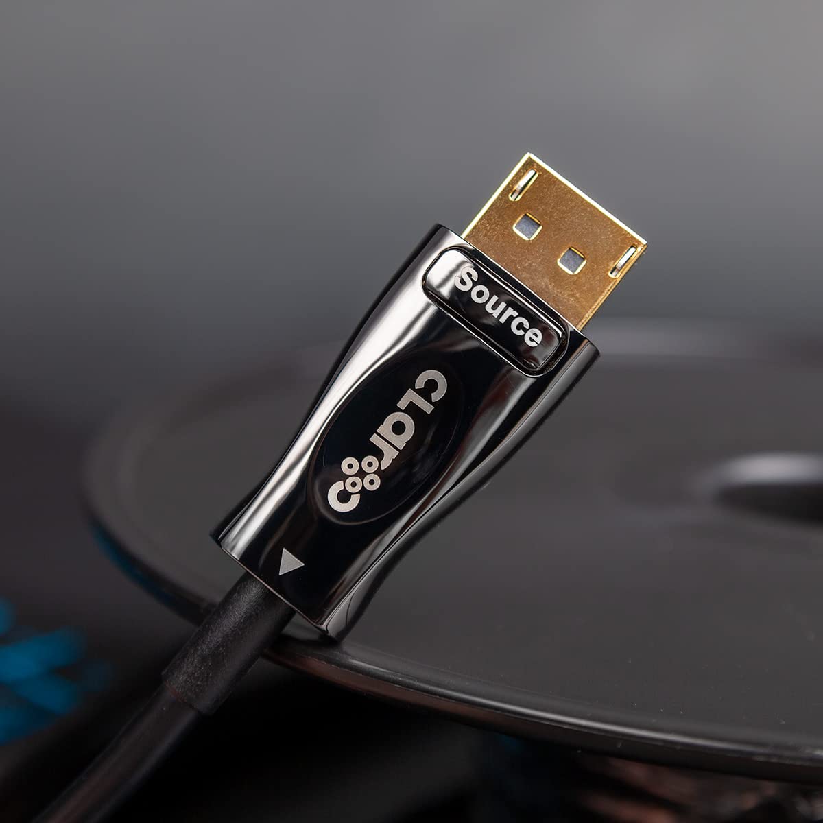 Câble DisplayPort 8K @ 60 Hz, 4K @ 144 Hz | Câble optique actif AOC | Display Stream Compression 1.2 (DSC), FEC, Dynamic HDR, HDR10, échantillonnage 4:4:4 | longueur 15 m