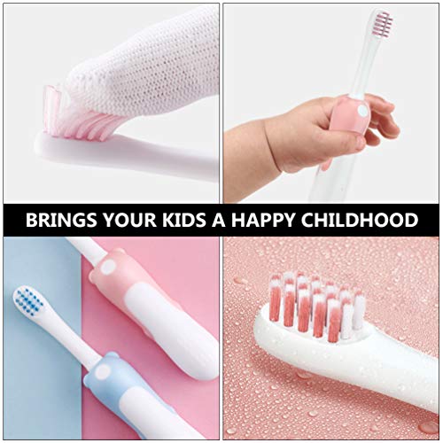 Toyvian Escova de Dentes Macia de Bebê Criança Infantil de Treinamento para Bebê Infantil Viagem par
