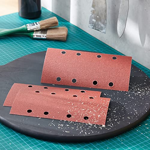 Feuille abrasive 93x185 mm G120 WP 8 trous velcro 10 pièces - vue 6